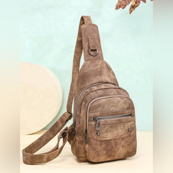 New Crossbody Bag, Chest Bag, Backpack - Picture 2 of 7